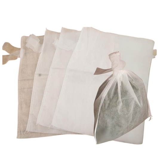 Ultimate Large Disposable Tea Bags Size 12"x16" for brew bulk tea