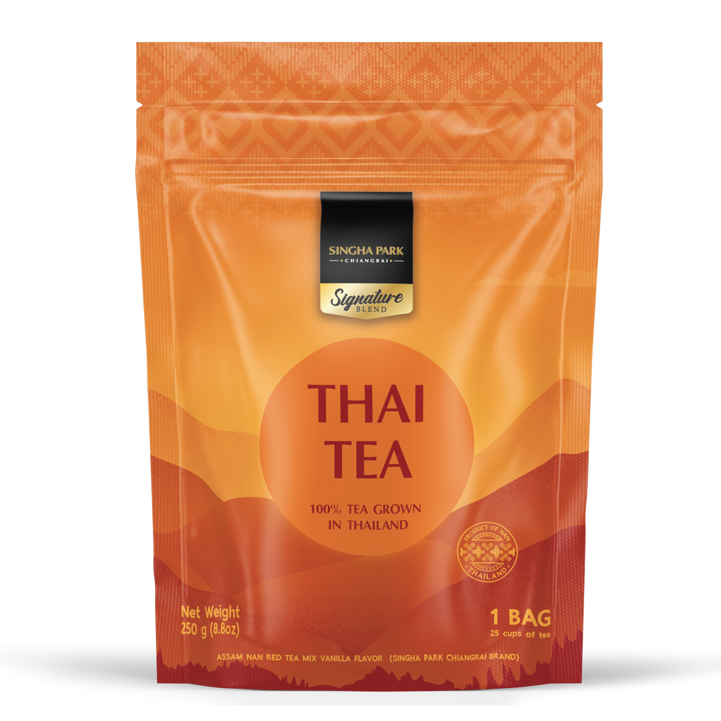 Singha Park Premium Thai Tea Mix - Grown in Nan, Thailand (250 g)